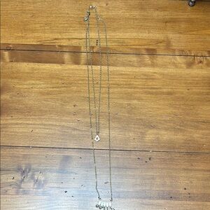 Gold Minimalist Long Necklace with Pendant